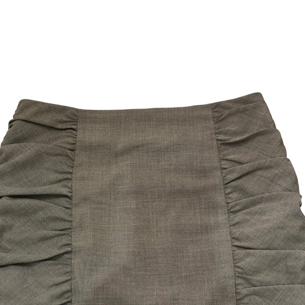 Cartonnier Anthropologie Gray Ruched Panel Pencil Skirt | Size 6 - Picture 5 of 9